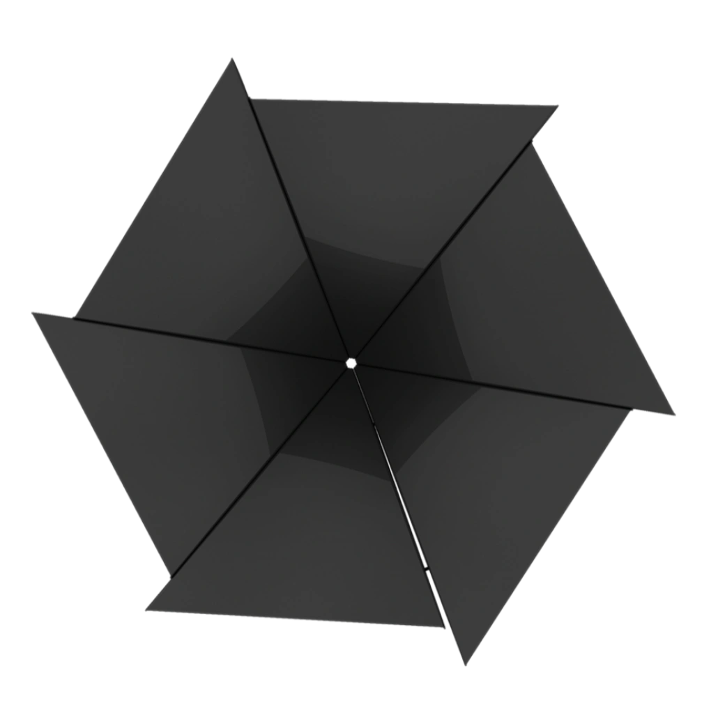 Vatra de foc exterior HEX - 66 cm