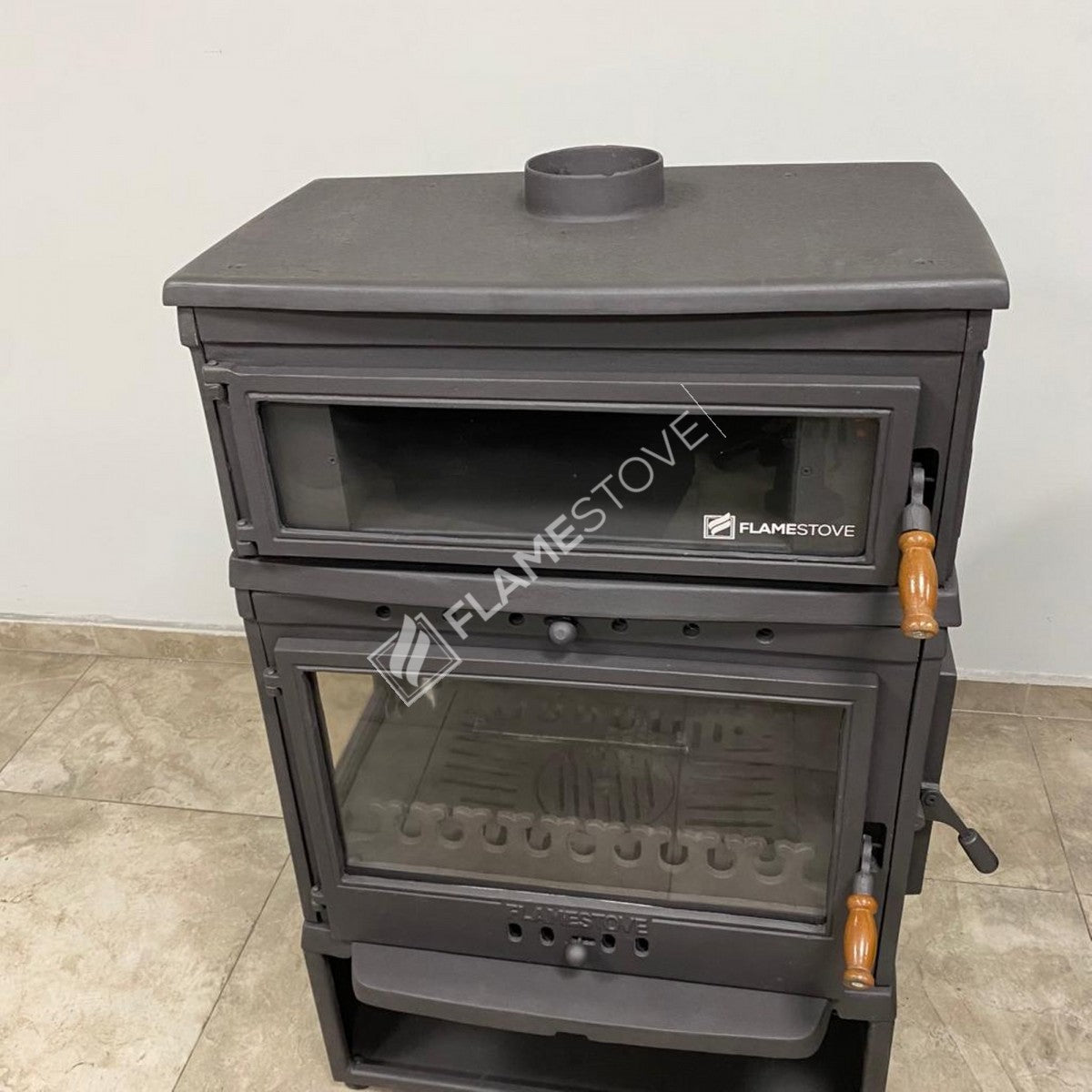 Soba Retro Lux FS-045YKST - Eficiență Înaltă pentru Lemn și Cărbune, Design Elegant
