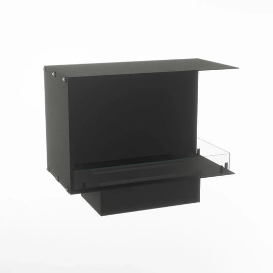 Șemineu pe Vapori de Apă Foco Myst Corner Drept 800 - Vizibilitate Dublă