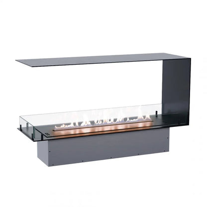 Foco Divisor de Cameră 1200 - Șemineu Bioetanol Încorporat cu Vizualizare pe 3 Laturi