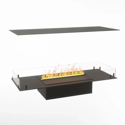 Șemineu cu vapori Foco Myst Four 1000 - Fără Flacără, Elegant și Modern