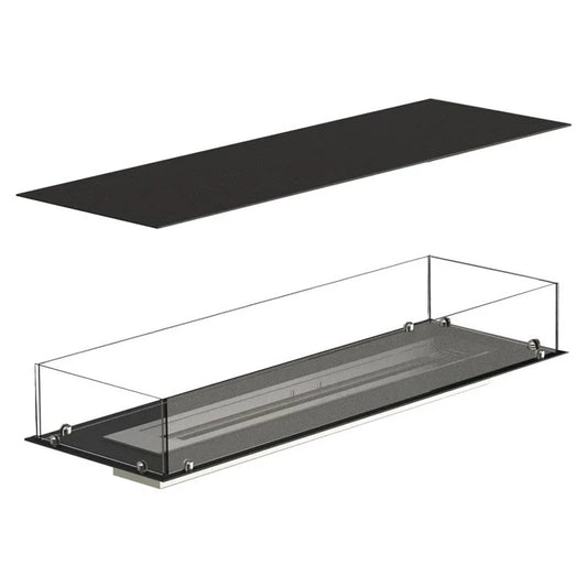 Șemineu Bioetanol Elegant Foco Four 1200, 4 Fețe, Design Îngropat