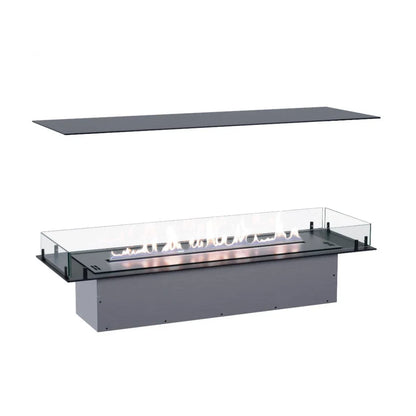 Șemineu Bioetanol Elegant Foco Four 1200, 4 Fețe, Design Îngropat