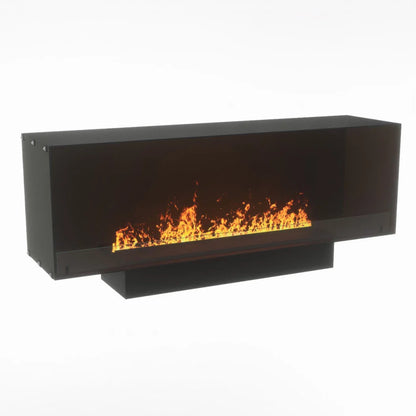 Șemineu Electric Foco Myst One 1500 TV cu Echipament Opti-Myst și LED - Realism Fără Fum