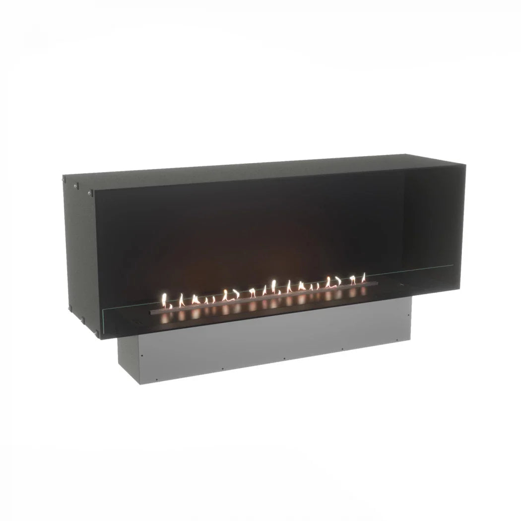 Șemineu Bioetanol Foco One 1500 - 150 cm Lățime, Vedere Frontală a Flăcărilor, Ideal Sub TV