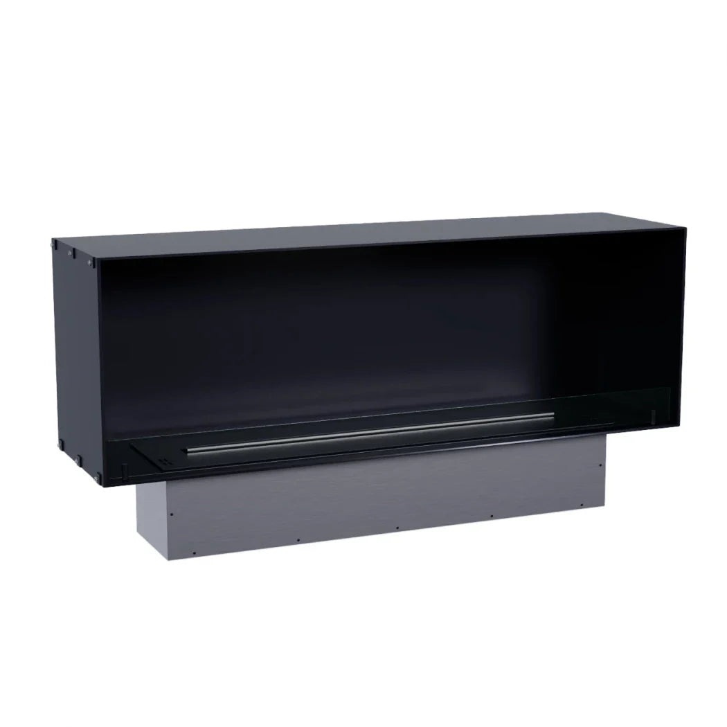 Șemineu Bioetanol Foco One 1500 - 150 cm Lățime, Vedere Frontală a Flăcărilor, Ideal Sub TV