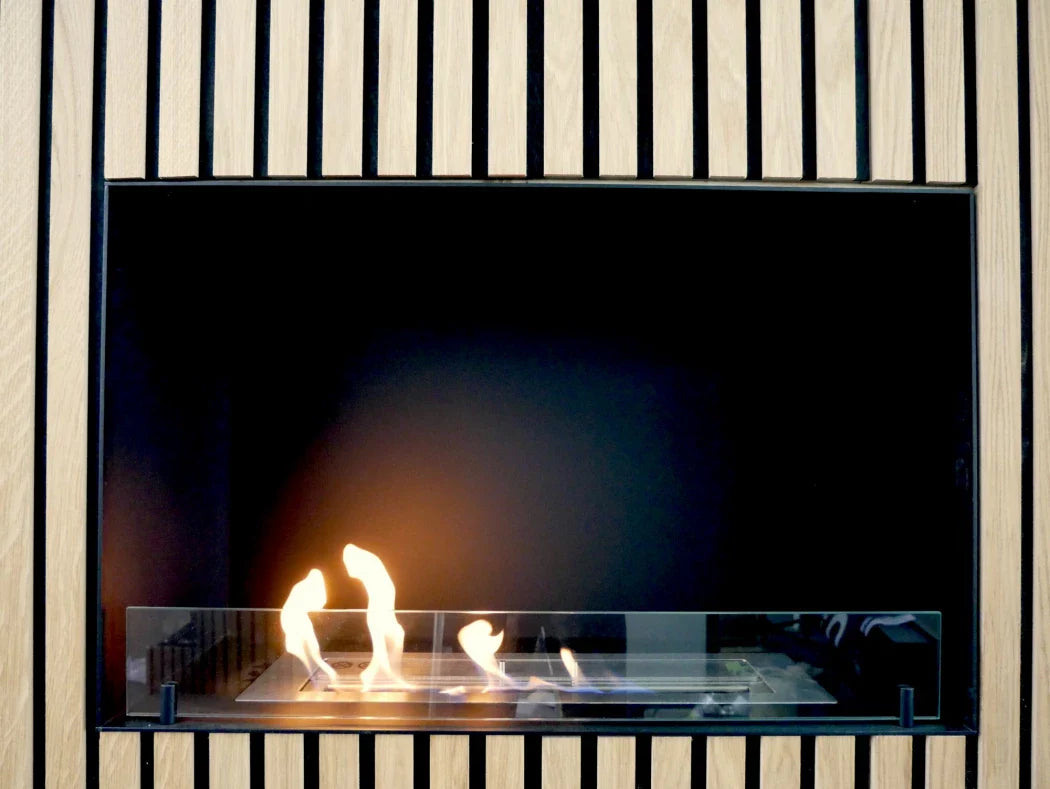 Foco One 800 - Șemineu Bioetanol Încastrat Modern, Negru