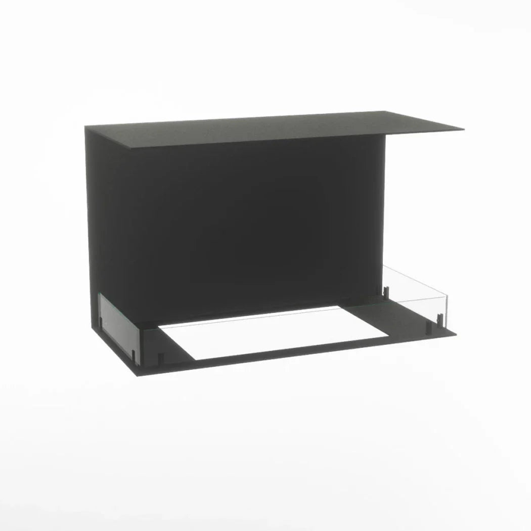 Șemineu Electric de Colț Foco Myst Three 800 cu Abur de Apă - Siguranță și Eleganță