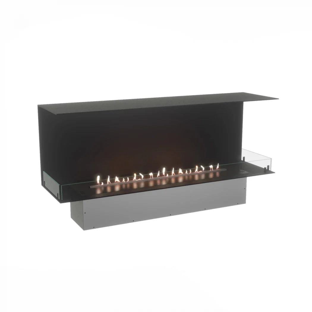 Șemineu pe Bioetanol Foco Three 1500 - Vizibilitate 3 Laturi, 150 cm Lățime