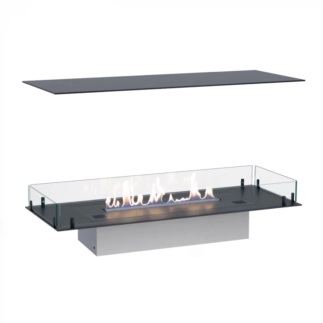 Foco Four 1000 - Șemineu Modern pe Bioetanol cu Vedere 360 de Grade, Ideal pentru Integrare