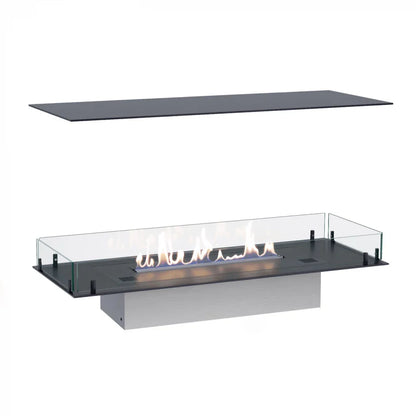 Foco Four 1000 - Șemineu Modern pe Bioetanol cu Vedere 360 de Grade, Ideal pentru Integrare