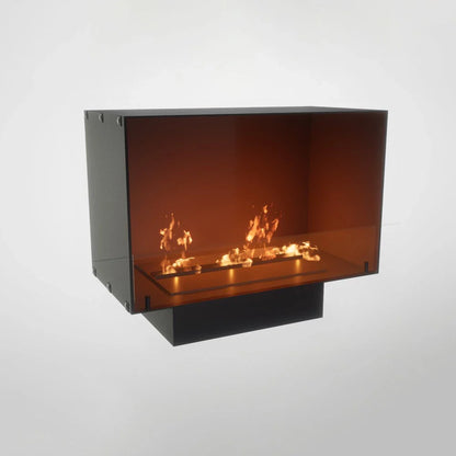 Foco One 800 - Șemineu Bioetanol Încastrat Modern, Negru