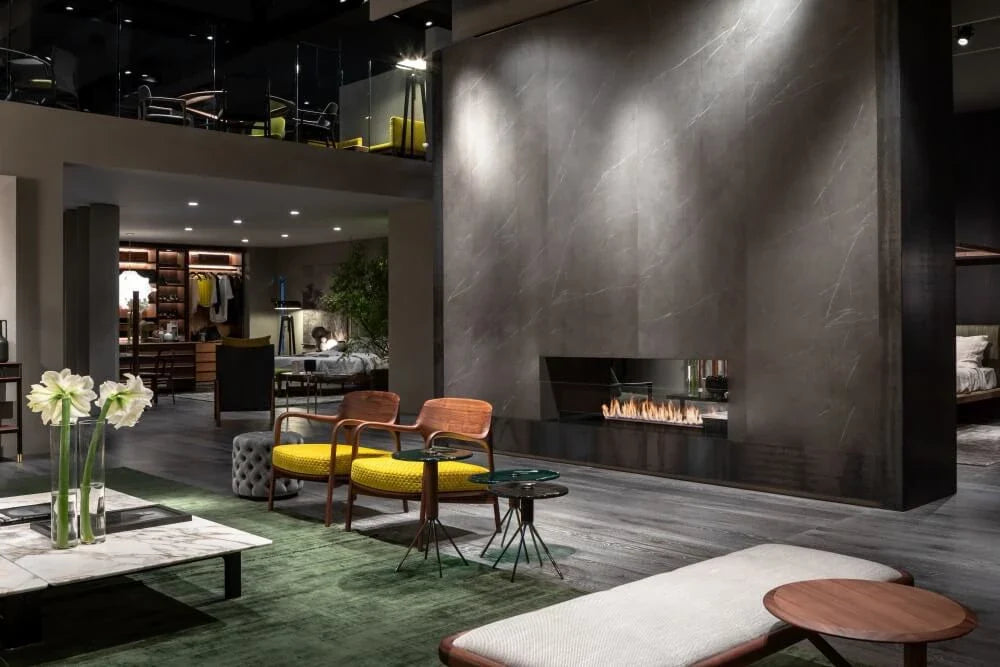 Planika Forma 1200 Tunnel - Șemineu Dublu Panoramic cu Autonomie Extinsă