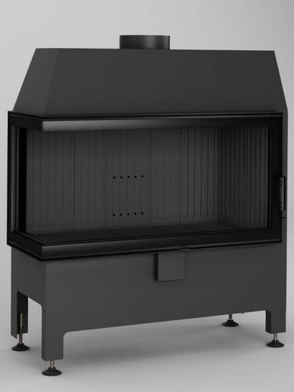 Focar semineu Heatro 81L Negru