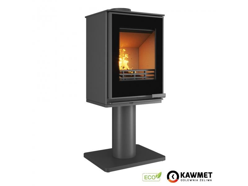 Soba pe lemne KAWMET HARITA S15v cu picior DÉCOR 5.7 kW