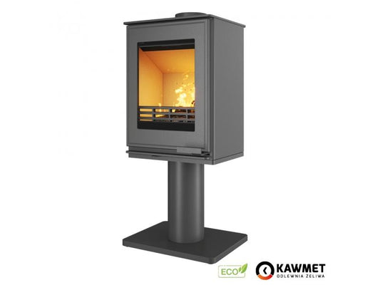 Soba pe lemne KAWMET HARITA S15v cu picior 5.7 kW