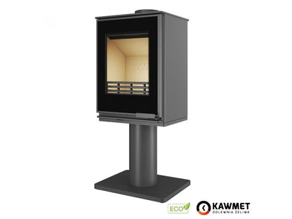 Soba pe lemne KAWMET HARITA S15v cu picior DÉCOR 5.7 kW