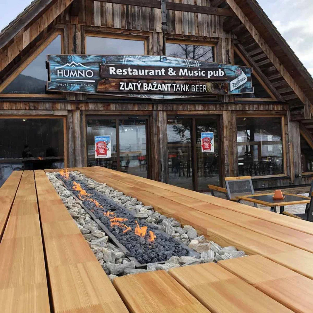 Arzător pe gaz Planika Galio Insert 1000 pentru uz exterior - personalizabil și eficient