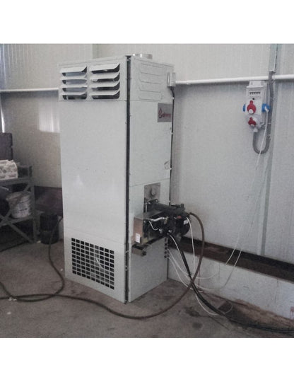 Generator de aer cald industrial T-170 cu arzator pentru ulei uzat