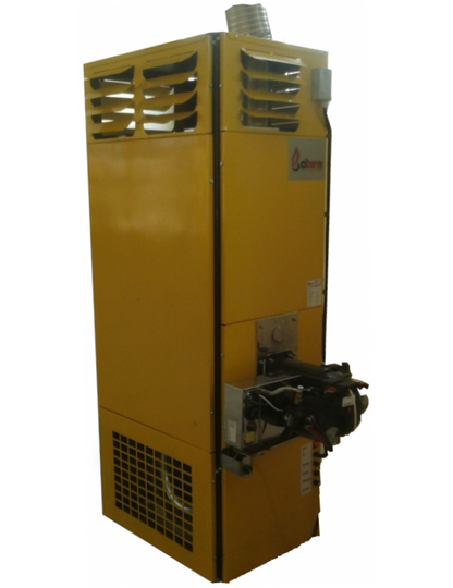 Generator de aer cald industrial T-80 cu arzător pentru ulei uzat