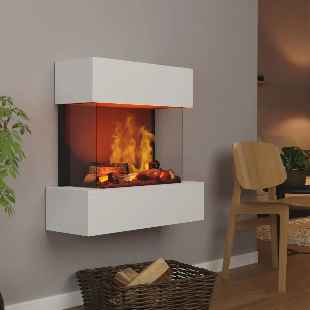 Set Realist Decoratiuni din Lemn - 58 cm pentru Semineu Electric Dimplex Opti-Myst Cassette 400/600