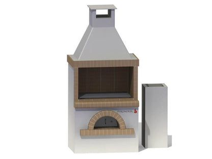 Gratar de gradina cu cuptor - 105 cm - Pyromoesa