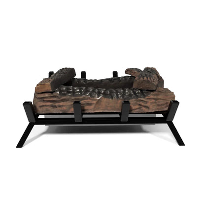 Grătar Bioetanol Semineu M - 40 cm, cu Jurnale Decorative