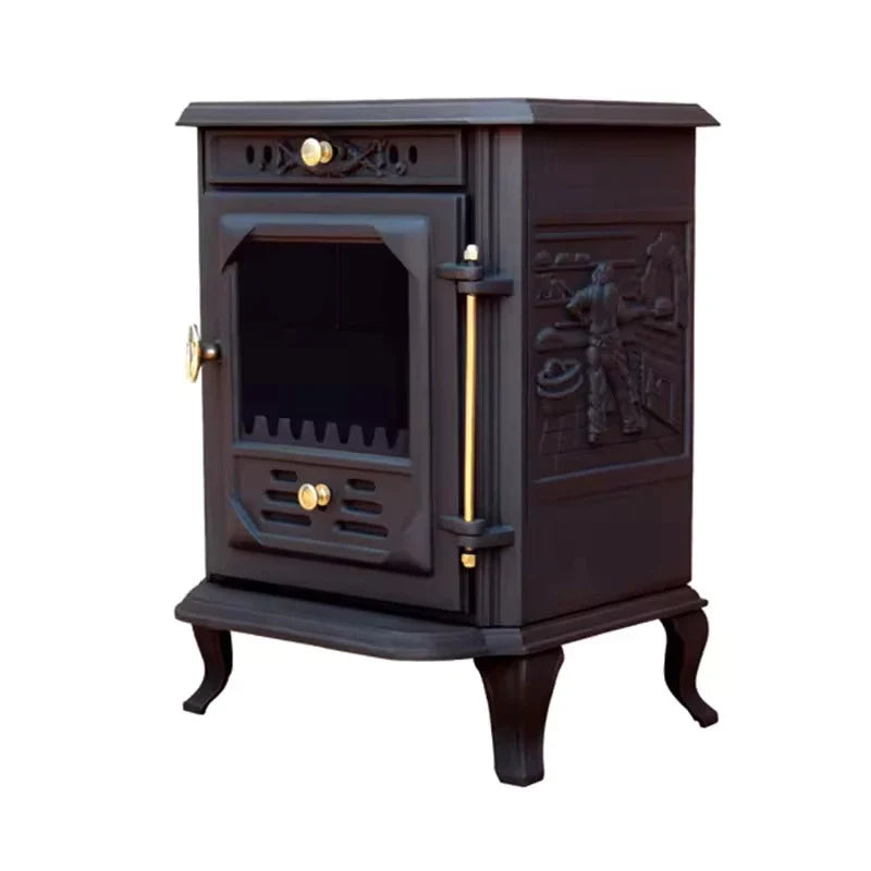 Ulvik - Șemineu Autoportant din Fontă pe Bioetanol - ScandiFlames