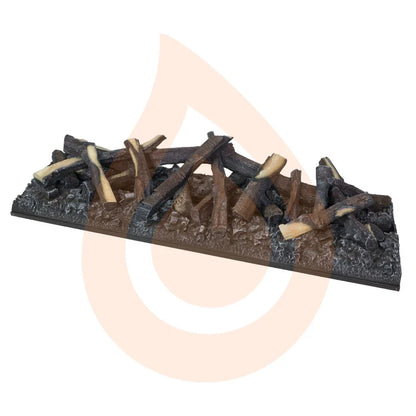 Logset 1000 - Decoratiune LED Efect Fulgerare Lemne pentru Semineu/Centrala 1000