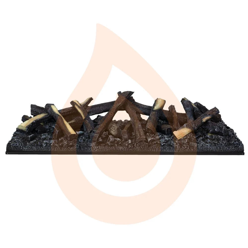 Logset 1000 - Decoratiune LED Efect Fulgerare Lemne pentru Semineu/Centrala 1000