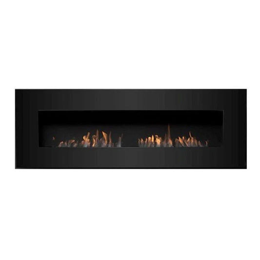Șemineu pe Bioetanol Icon Fires Nero 1750 Negru - Montat pe Perete, Design Slimline