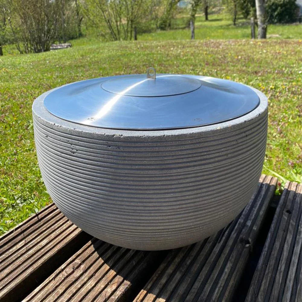 Arzător Rotund Icon Fires pe Bioetanol RD380 - Eleganță și Căldură Durabilă (Până la 12 Ore)