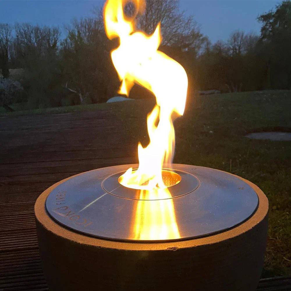 Arzător Rotund Icon Fires pe Bioetanol RD380 - Eleganță și Căldură Durabilă (Până la 12 Ore)