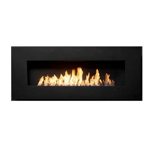 Șemineu pe Perete Icon Fires Nero 1450 - Negru, 145 cm Lățime