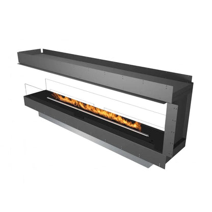 Divizor de Cameră Planika Forma 2300 - Șemineu Biocombustibil Elegant cu 3 Fațade