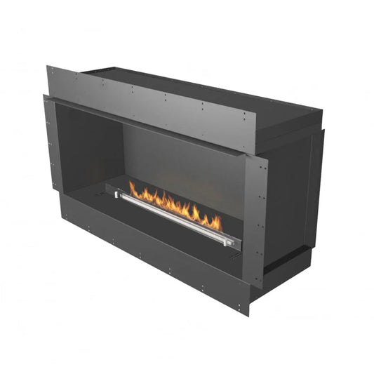 Planika Forma 1200 Single-Sided: Șemineu Bio Elegant, Integrat, cu Ardere Automată de Lungă Durată