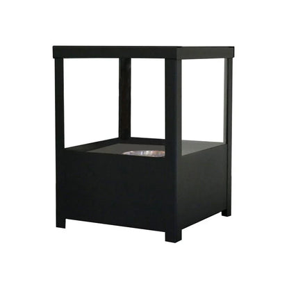 Șemineu de Masă Bioethanol ScandiFlames - Negru, Design Elegant de Tip Felinar