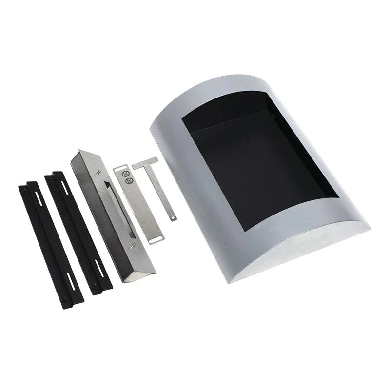 Șemineu de perete ScandiFlames Ocean din oțel inoxidabil - Design modern, căldură ecologică