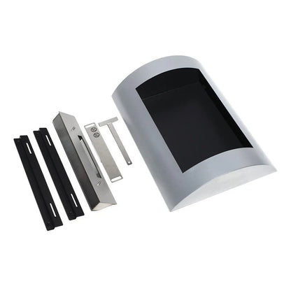 Șemineu de perete ScandiFlames Ocean din oțel inoxidabil - Design modern, căldură ecologică