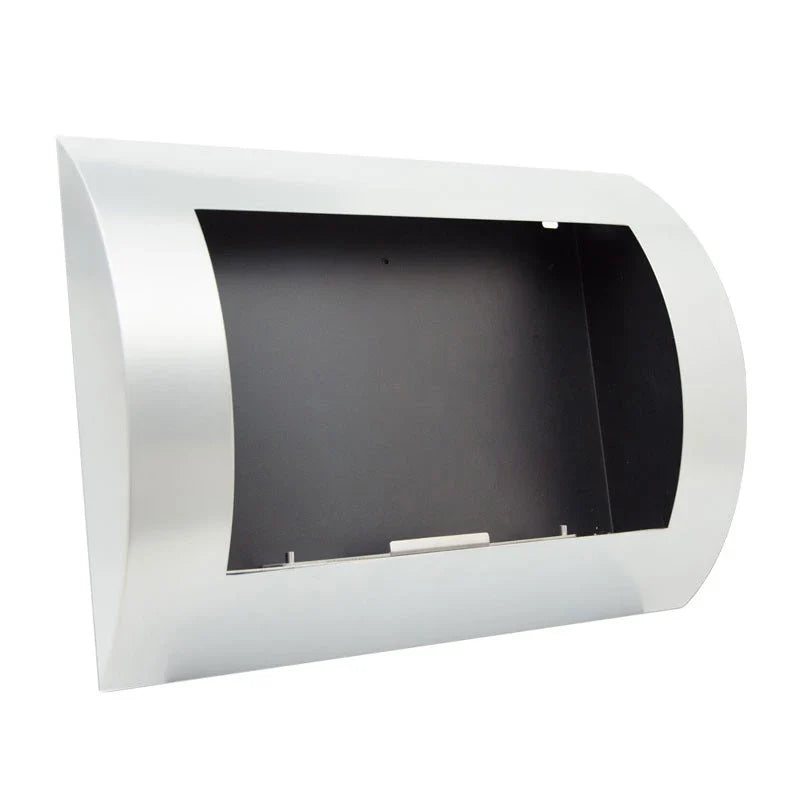 Șemineu de perete ScandiFlames Ocean din oțel inoxidabil - Design modern, căldură ecologică