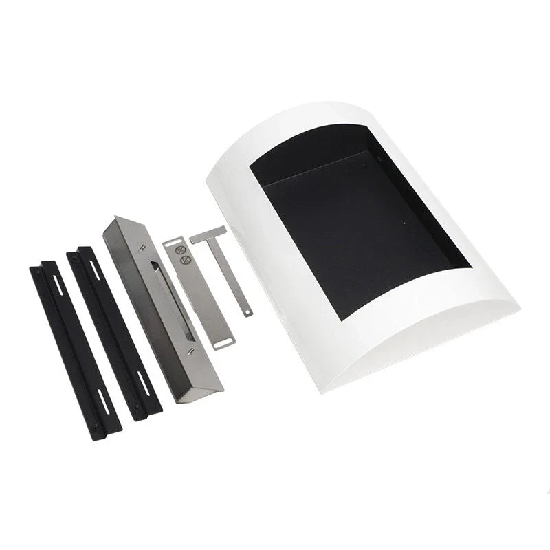 Șemineu de perete alb ScandiFlames Ocean - Bioetanol, Arzător 0.7L, 1.75 kW