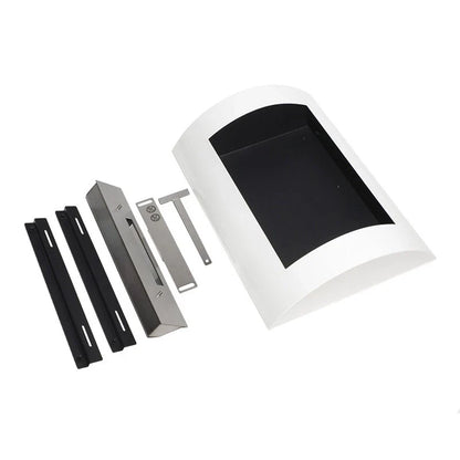 Șemineu de perete alb ScandiFlames Ocean - Bioetanol, Arzător 0.7L, 1.75 kW