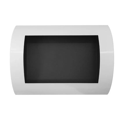 Șemineu de perete alb ScandiFlames Ocean - Bioetanol, Arzător 0.7L, 1.75 kW