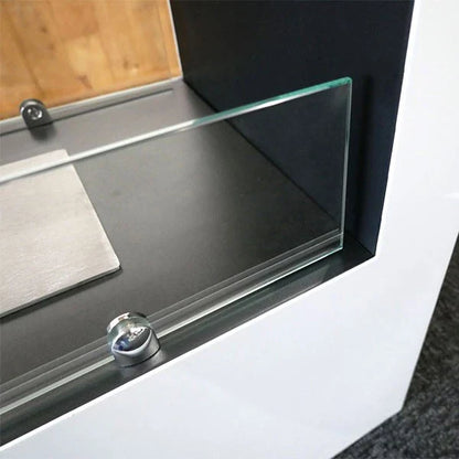 Șemineu Freestanding ScandiFlames Lansing XL Alb - Eleganta și Căldură în Spațiul Tău