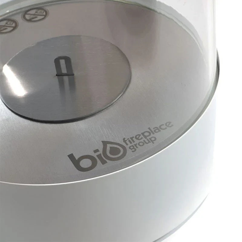 Șemineu Bioetanol Rotund Southwark White - Design Elegant pentru Interiorul Modern