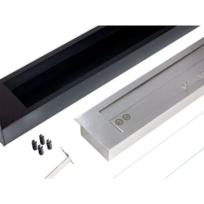 Șemineu pe Bioetanol Încorporat 100 cm "See Through" - Eleganta Dubla