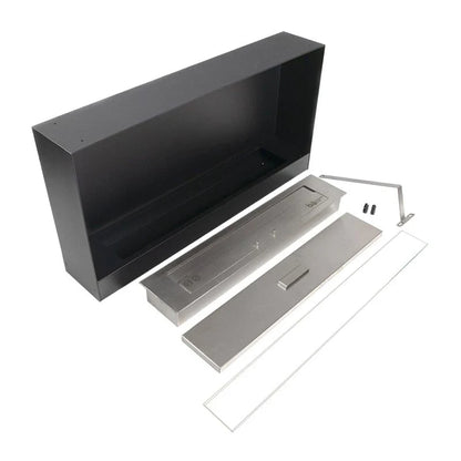 Șemineu Încorporabil pe Bioetanol ScandiFlames, 100 cm - Flăcări Elegante, Instalare Ușoară