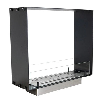 Șemineu Slim pe Bioetanol Foco Two 600 - Design Modern, Vedere Dublă, 7.5 Ore de Ardere