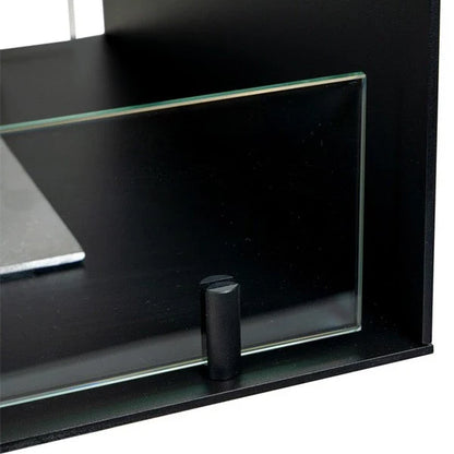 Foco Șemineu Biologic Decorativ 800 - Divizor de Cameră cu Vedere pe Trei Laturi