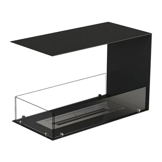 Foco Șemineu Biologic Decorativ 800 - Divizor de Cameră cu Vedere pe Trei Laturi